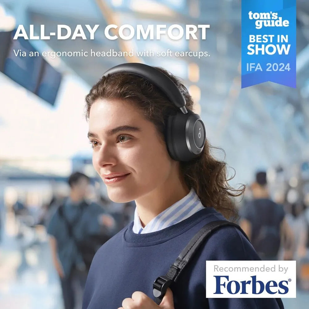 Soundcore by Anker Space One Pro Wireless Over-Ear Closed-Back Headphones