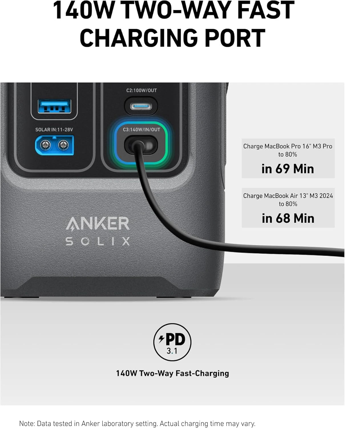 ANKER SOLIX C200 DC PORTABLE POWER STATION