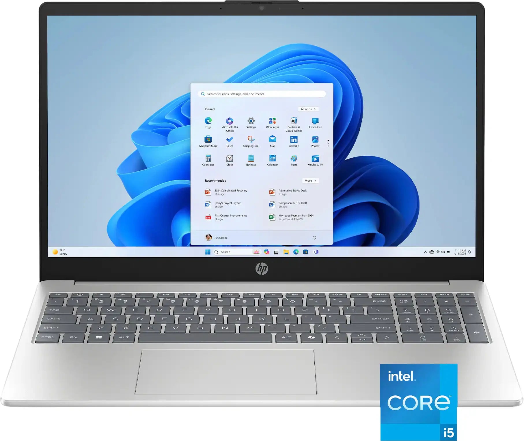 HP 15-FD0215DX - 15.6" - CORE I5-1334U - 16GB Ram DDR4 - 512GB NVME - Integrated Intel Graphics