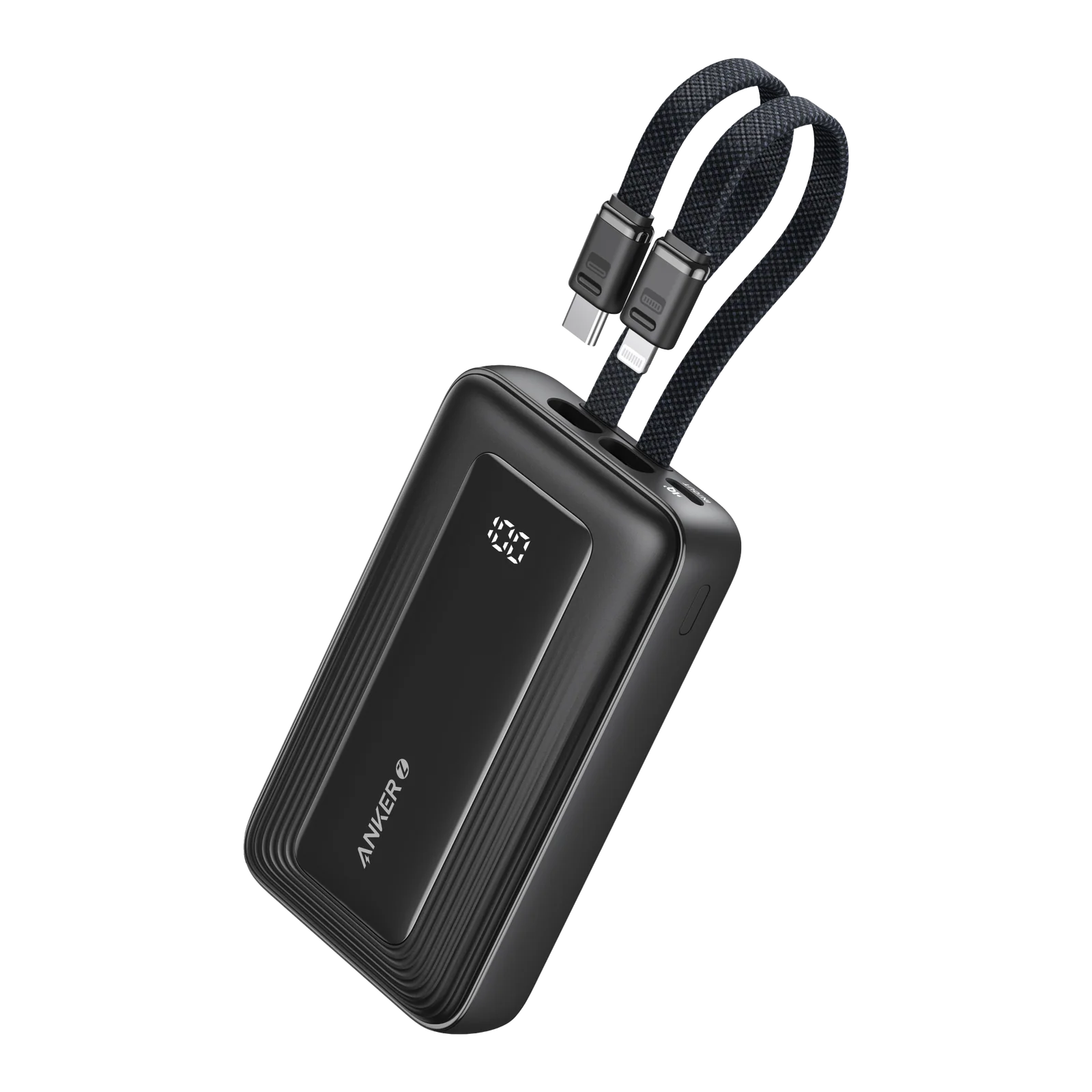 Anker Zolo Power Bank (10K, Built-In USB-C and Lightning Cable)