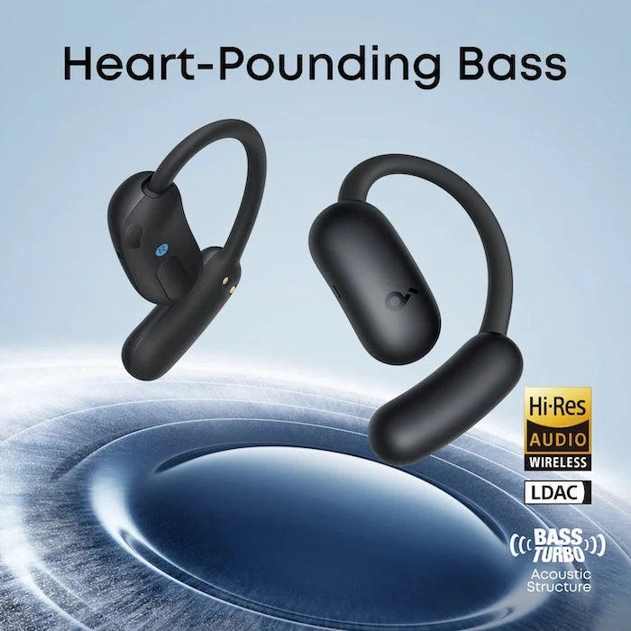 Soundcore AeroFit 2 | Adjustable Open-Ear Wireless Earbuds
