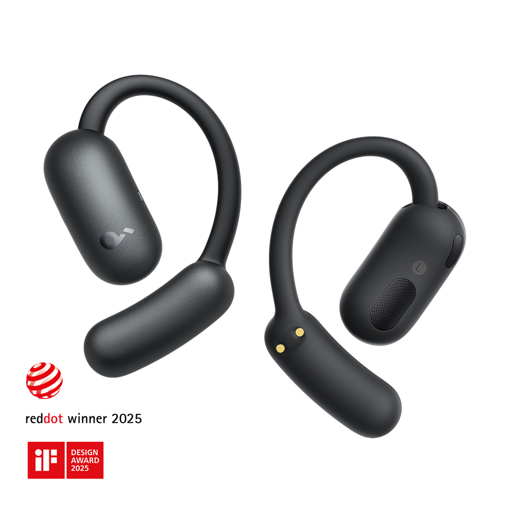 Soundcore AeroFit 2 | Adjustable Open-Ear Wireless Earbuds