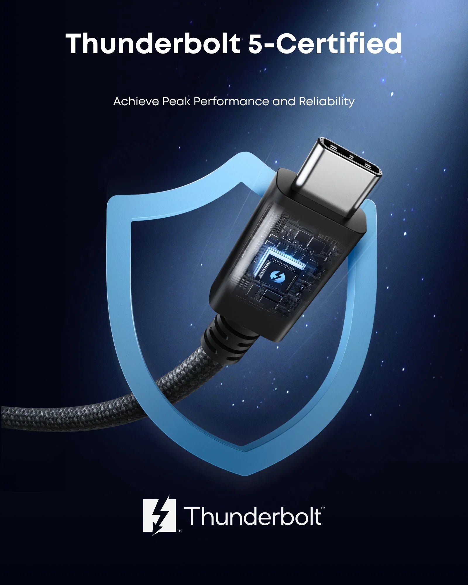 Anker Prime Thunderbolt 5 Cable (80 Gbps, 240W)
