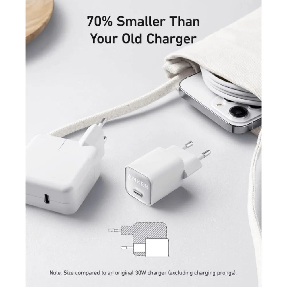 Anker 511 Charger (Nano 3, 30W) White