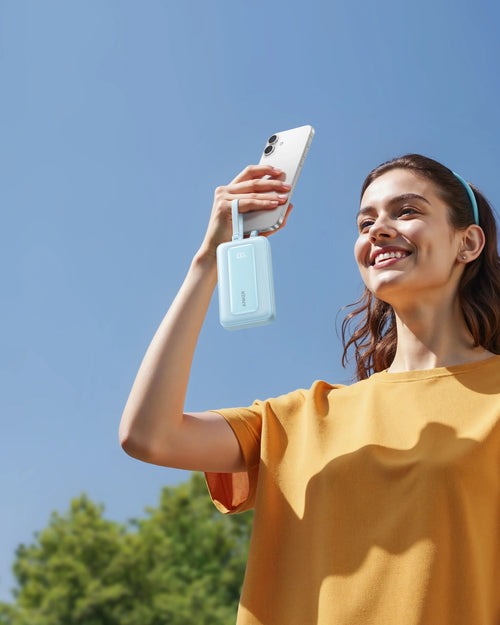 Anker Zolo Power Bank (10K,35W,Built-In Dual USB-C Cables)