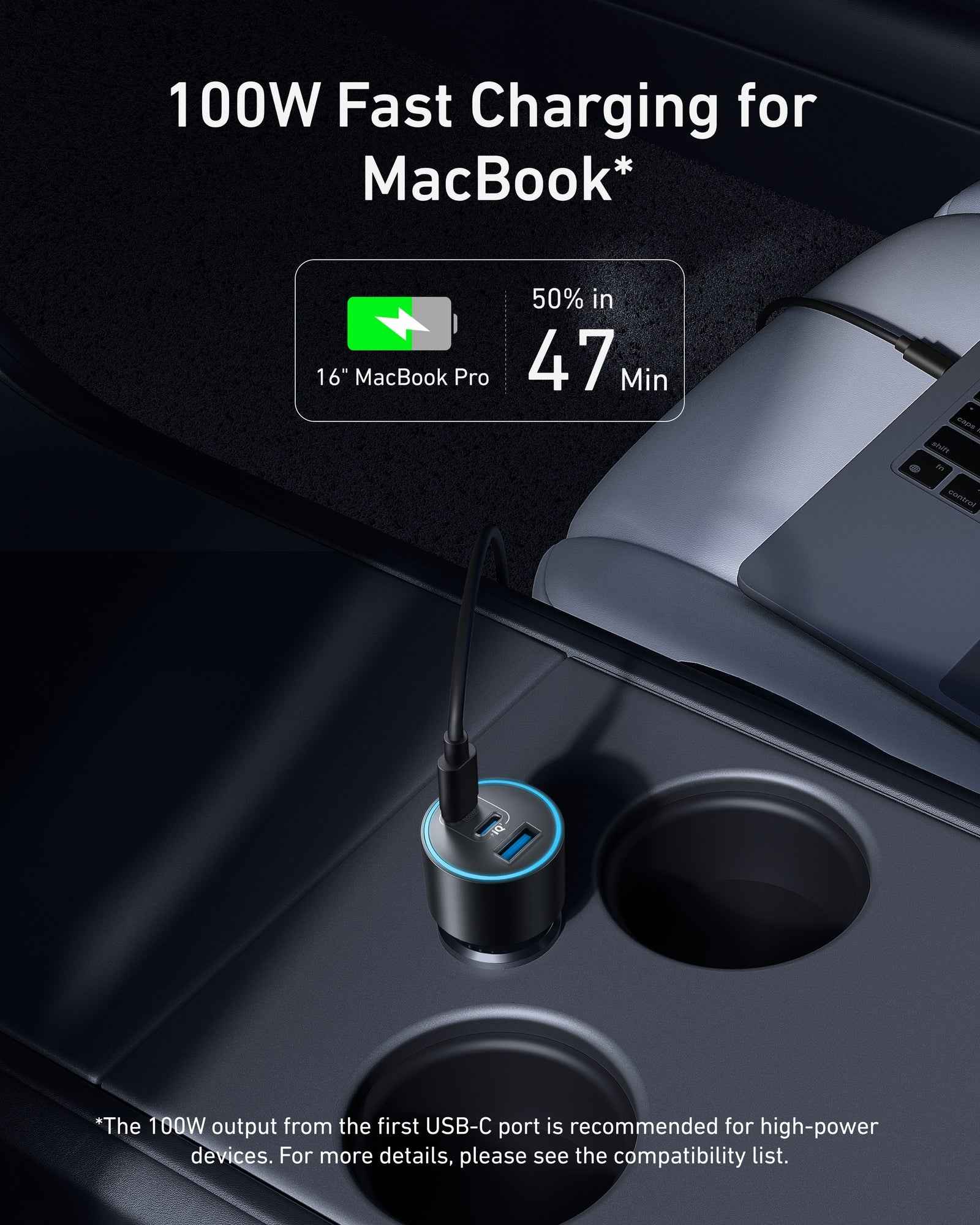Anker (167.5W, 3 Ports) Nano Car Charger