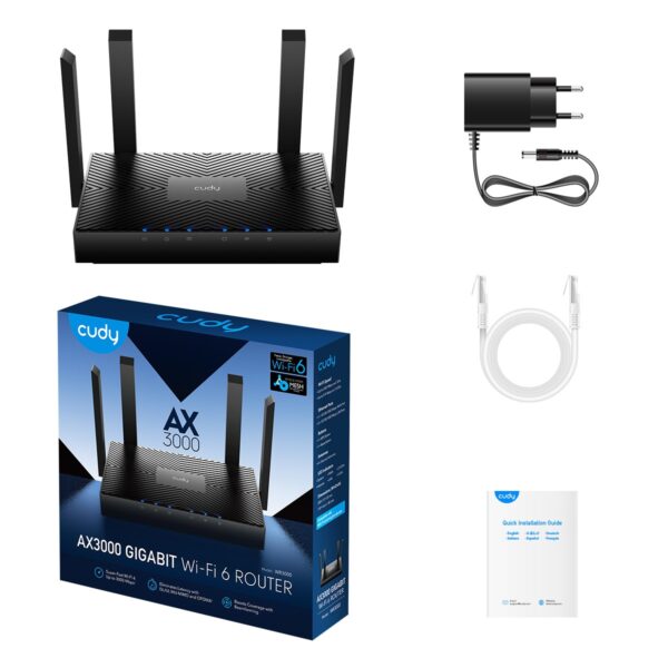 CUDY AX3000 GIGABIT WIFI 6 ROUTER