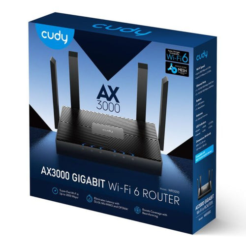 CUDY AX3000 GIGABIT WIFI 6 ROUTER