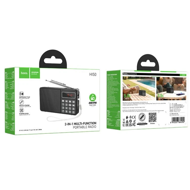 Hoco 2-in-1 multi-function portable radio