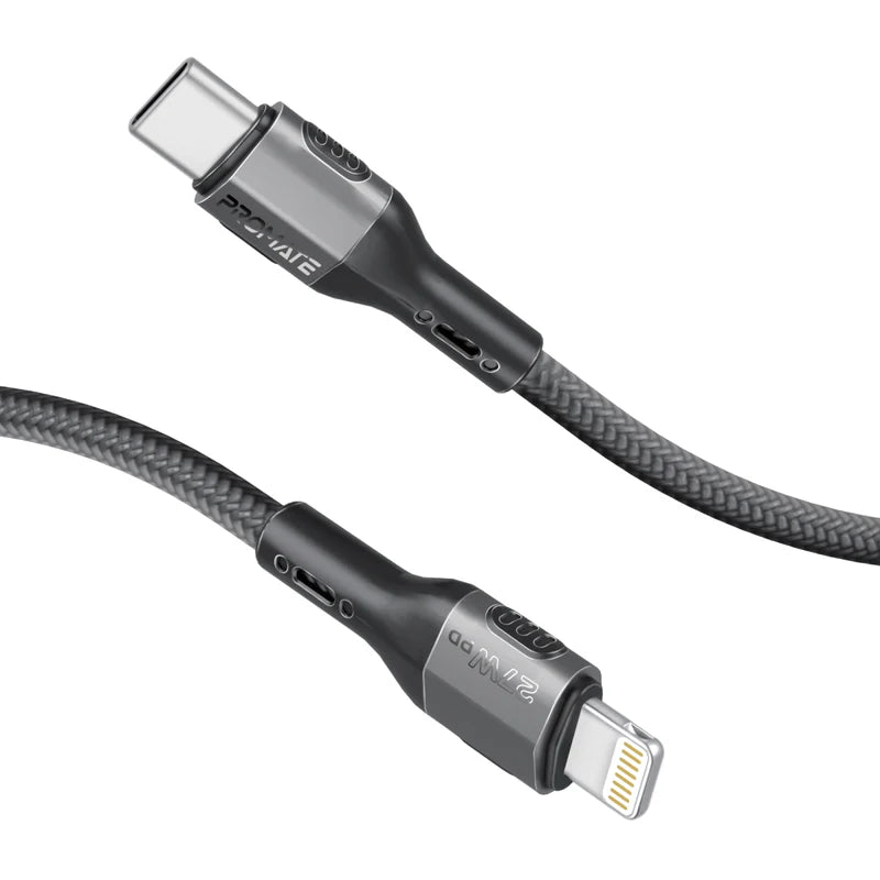 PROMATE TOUGH-BUILT 1.2M 27W C2LIGHTNING CABLE
