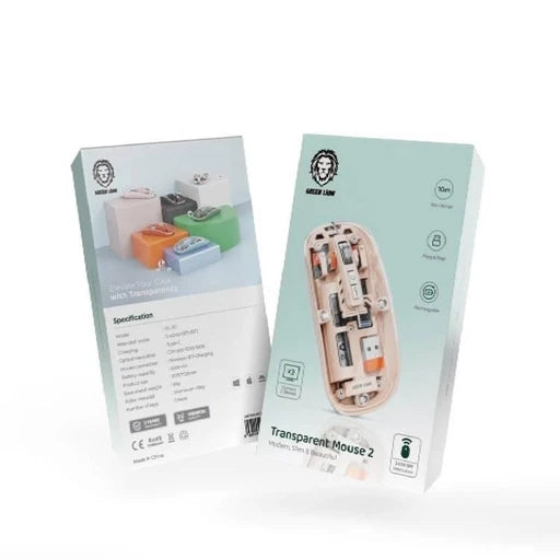 Green Lion Transparent Mouse 2