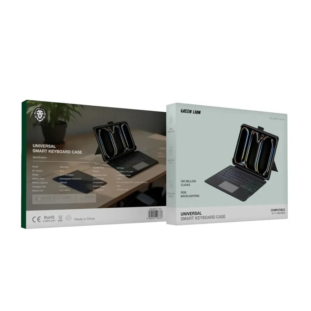 Green Lion Universal Smart Keyboard Case 9-11" tablets
