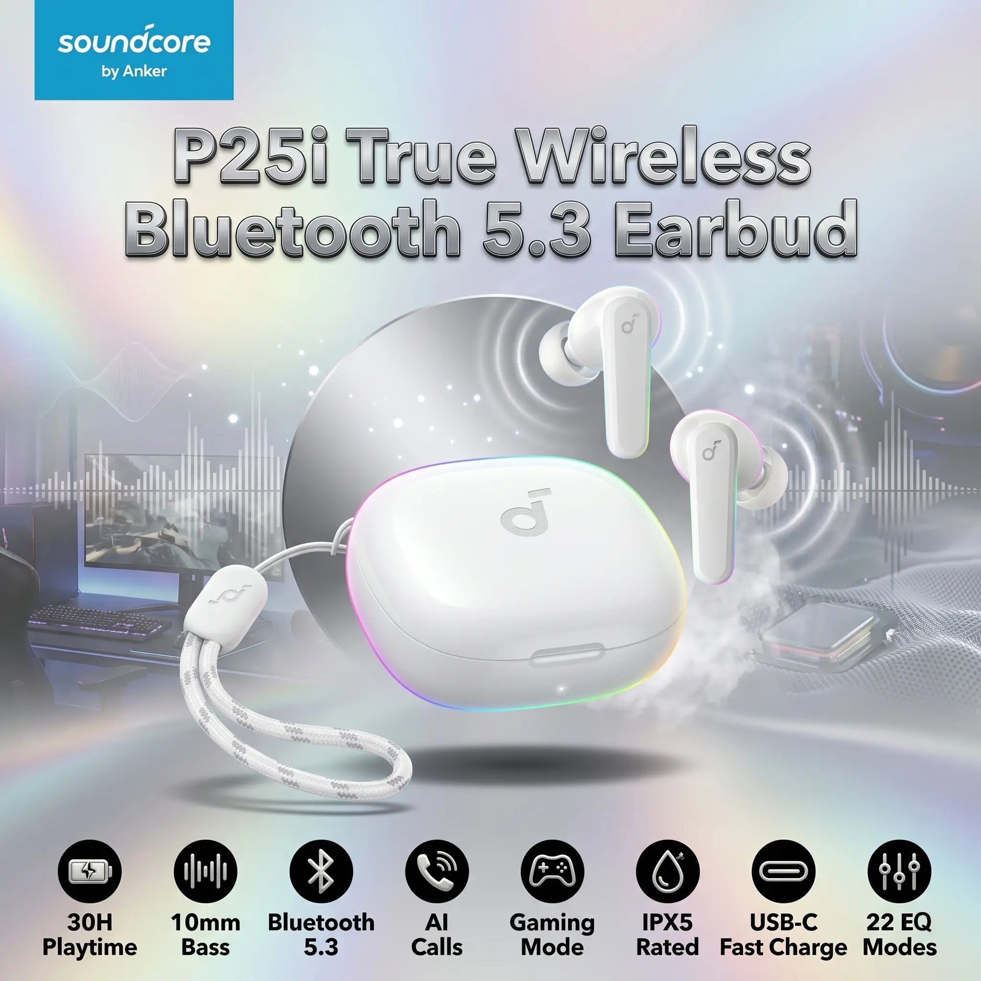 Soundcore P25i Wireless Earbuds