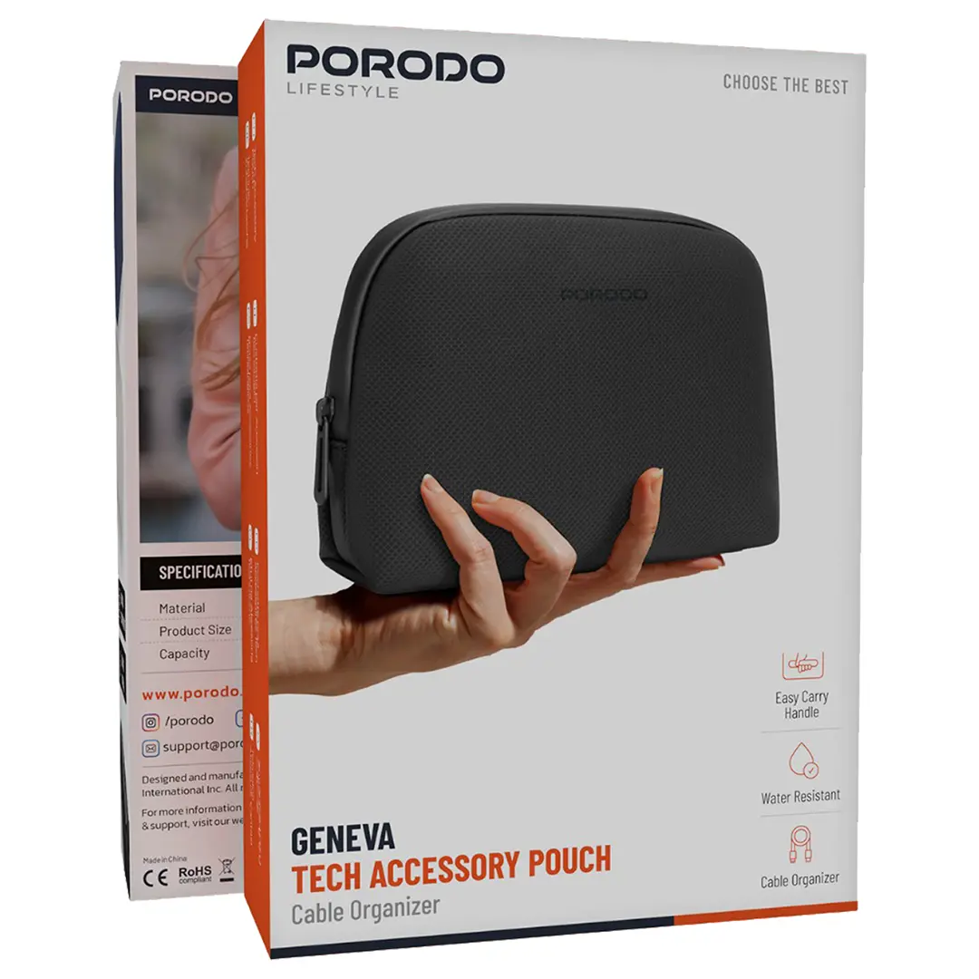 Porodo geneva tech accessory pouch