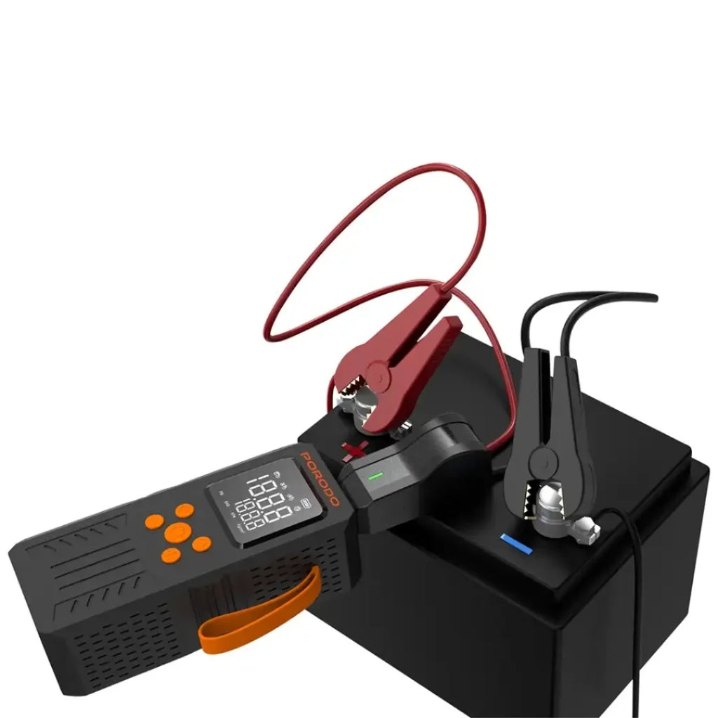Porodo 4-in-1 multi-tool inflator and jump starter