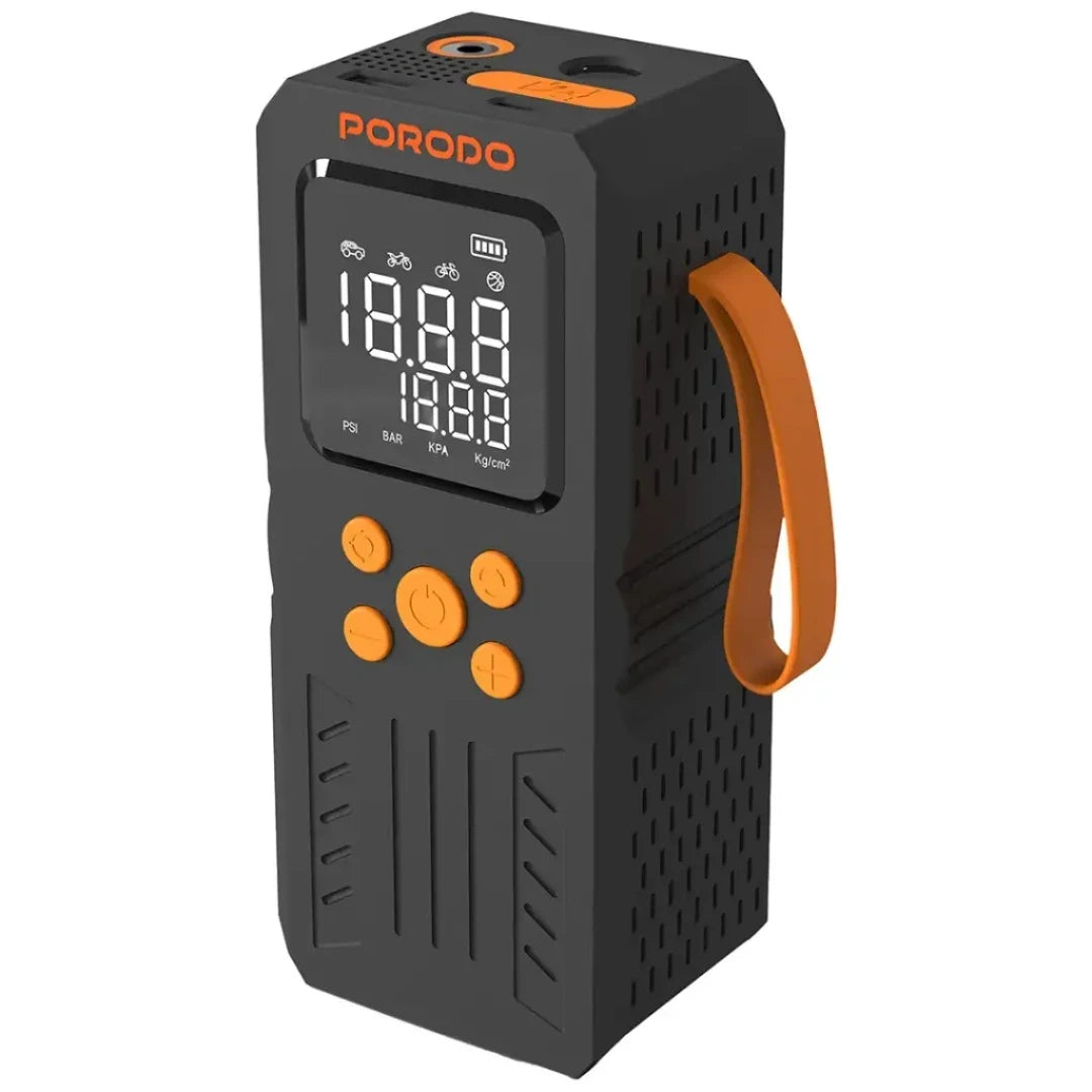 Porodo 4-in-1 multi-tool inflator and jump starter
