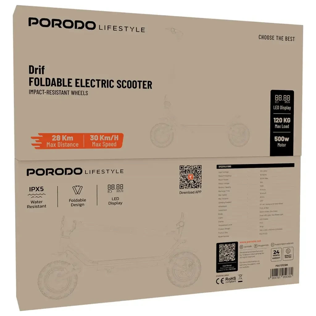 Porodo Drif Electric Scooter