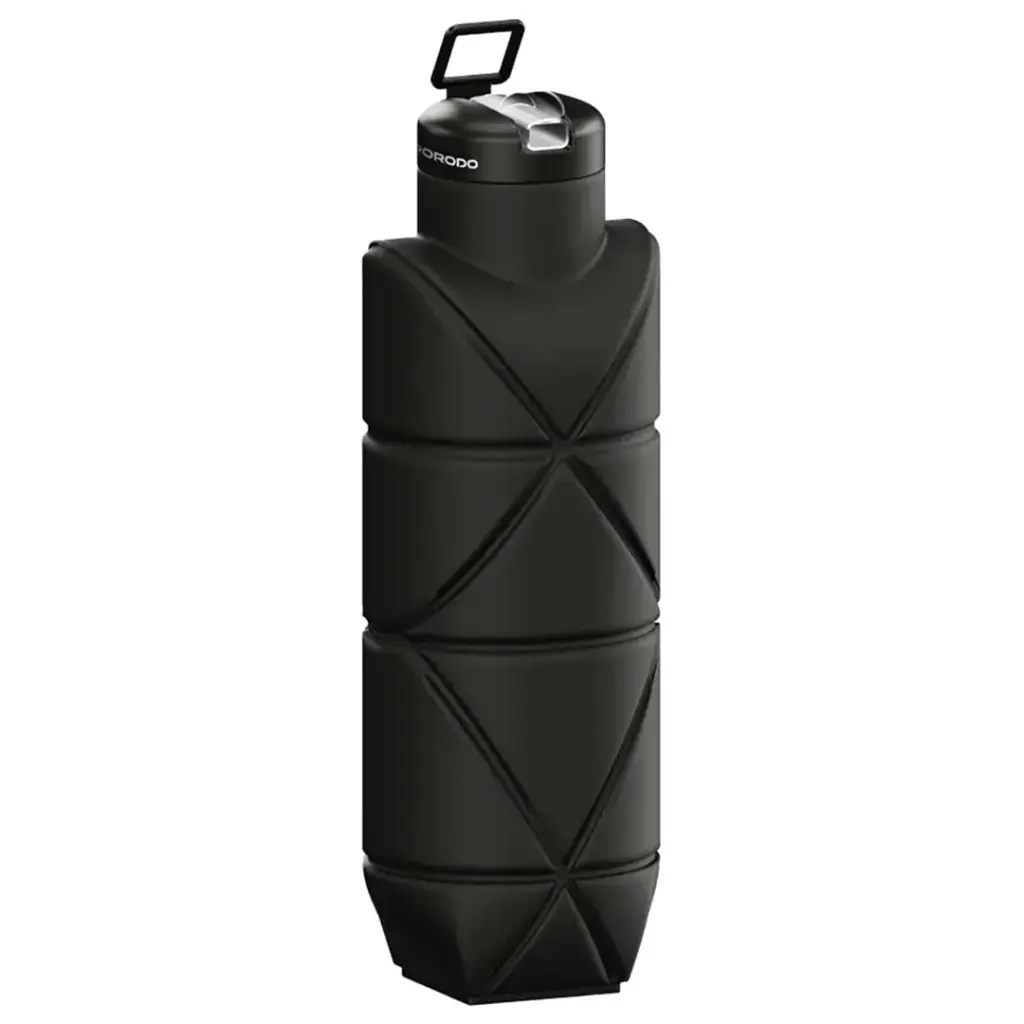 Porodo Lifestyle Fold-Flat Leakproof Silicone Bottle