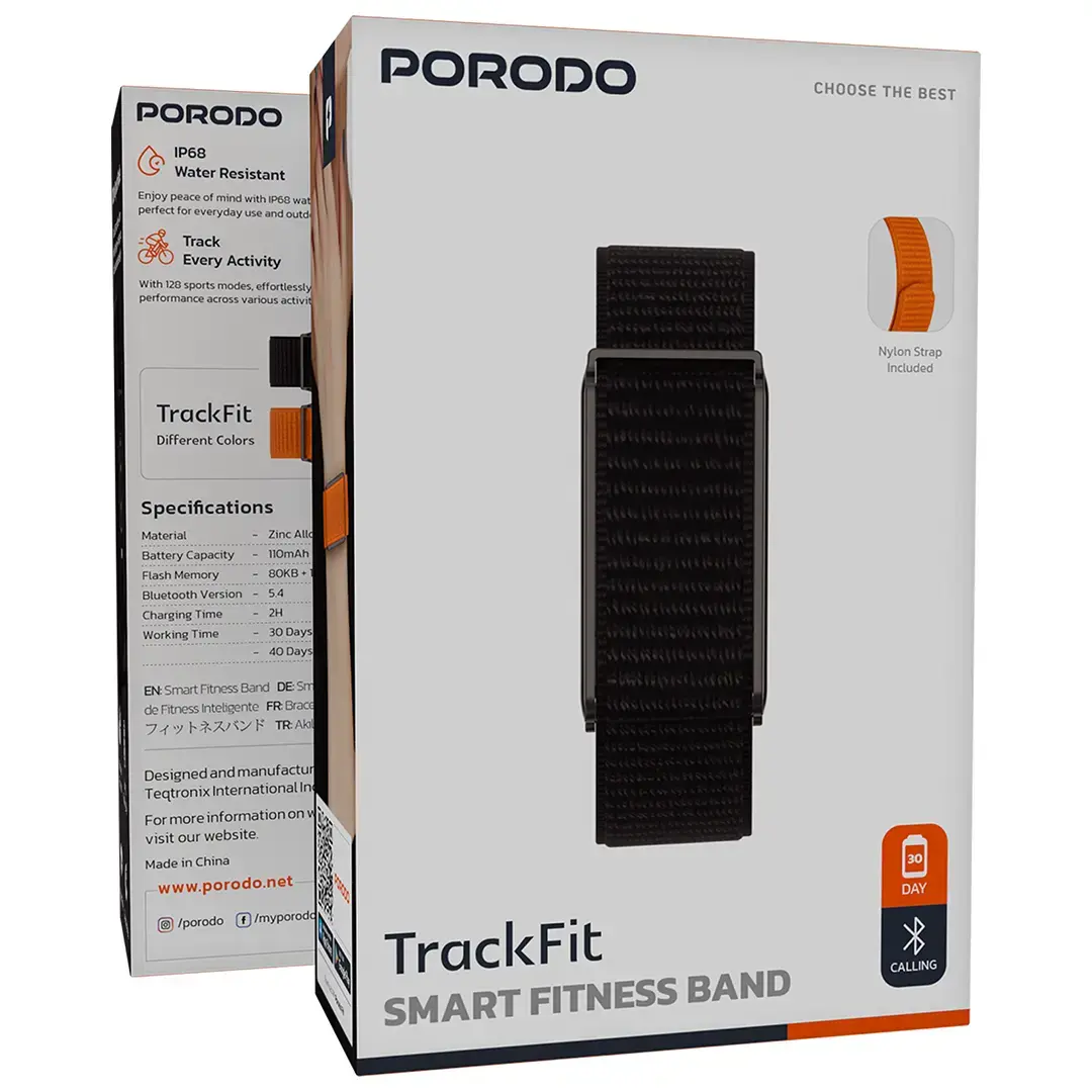 Porodo TrackFit Smart Fitness Band