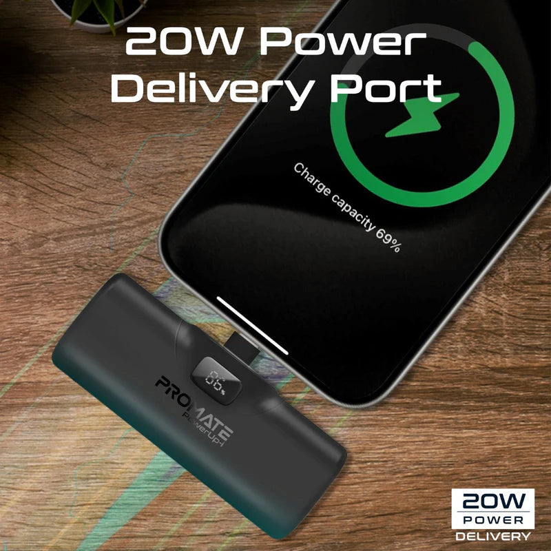 PROMATE 5000MAH 20W COMPACT PB