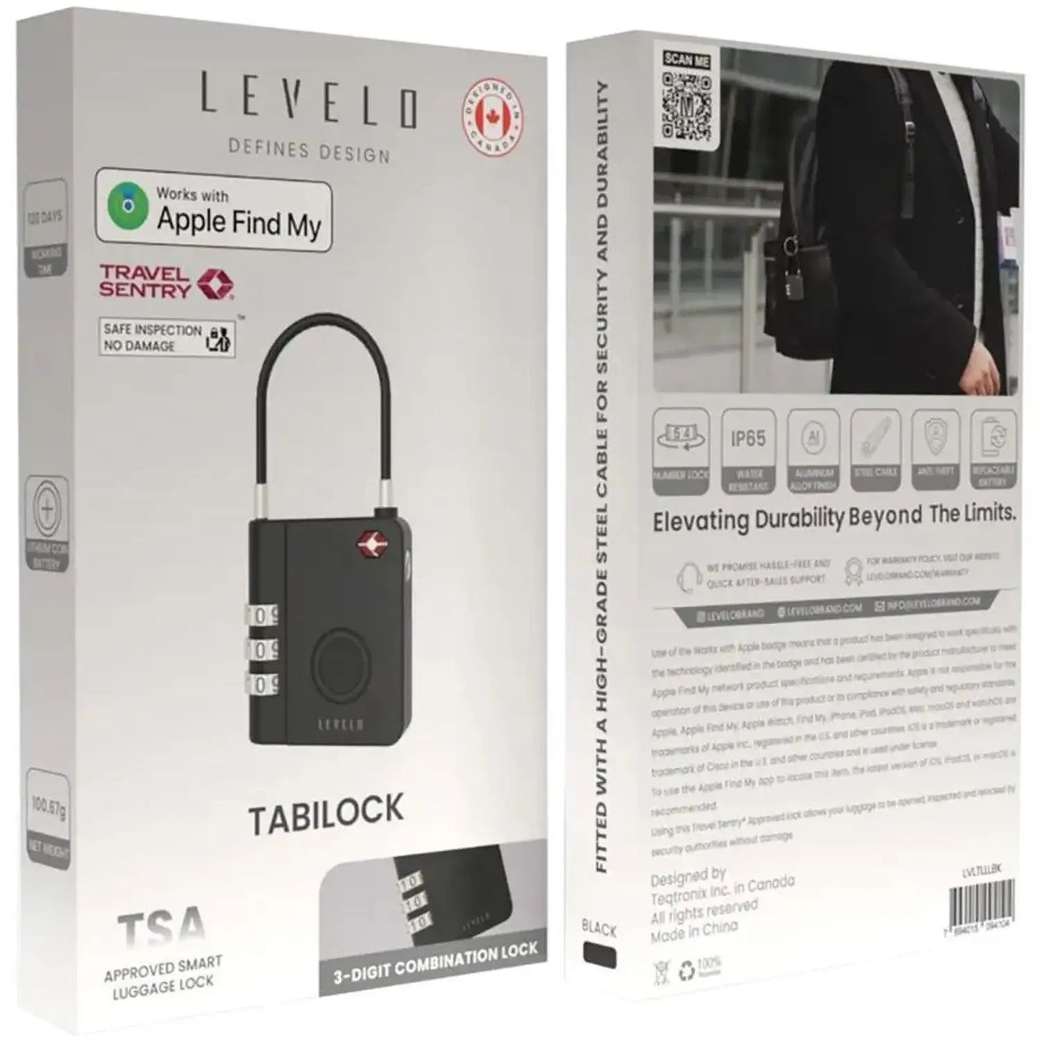 Levelo TabiLock TSA Luggage Lock