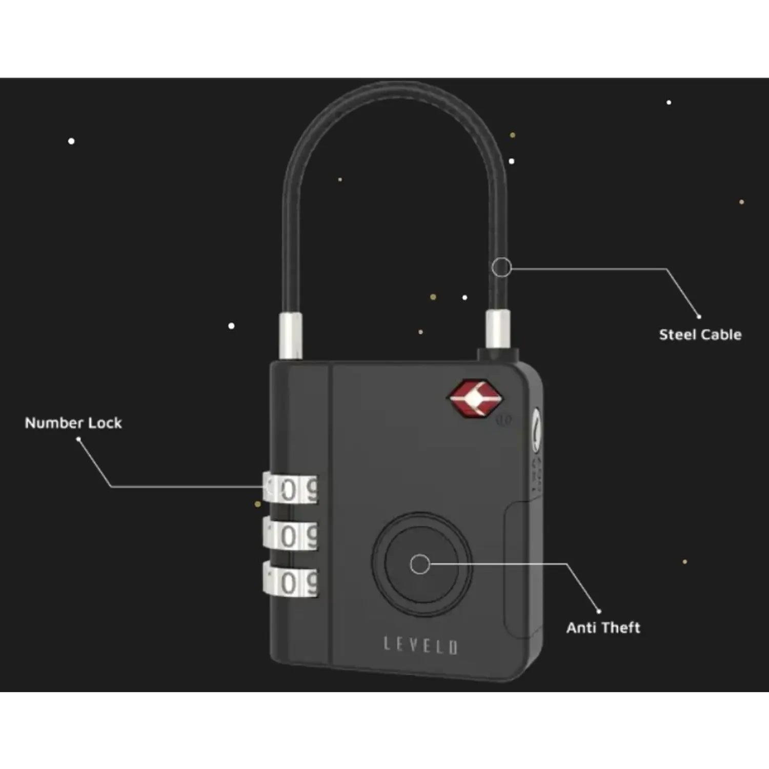 Levelo TabiLock TSA Luggage Lock