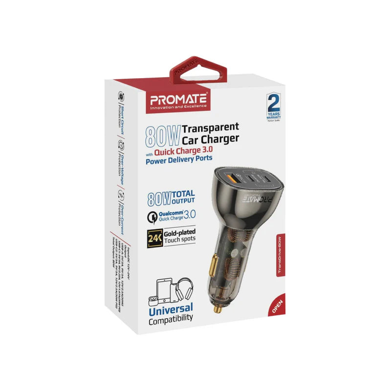 PROMATE 80W CAR CHARGER