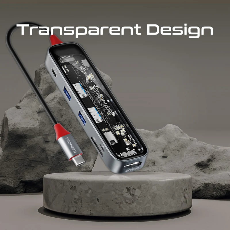 PROMATE 7IN1 ULTRA FAST HUB