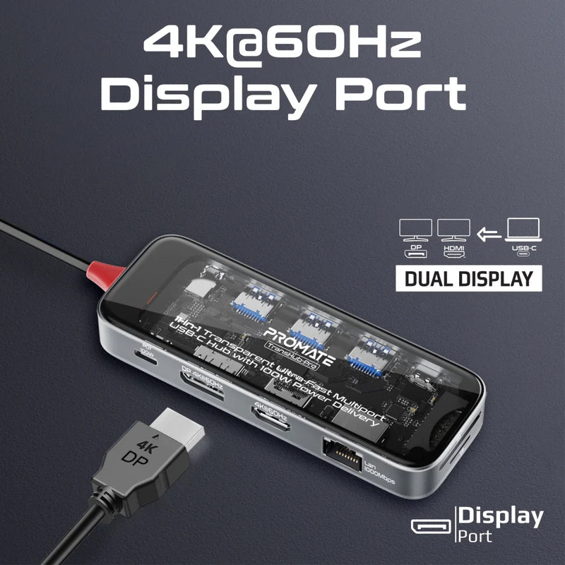 PROMATE 11IN1 ULTRA FAST HUB