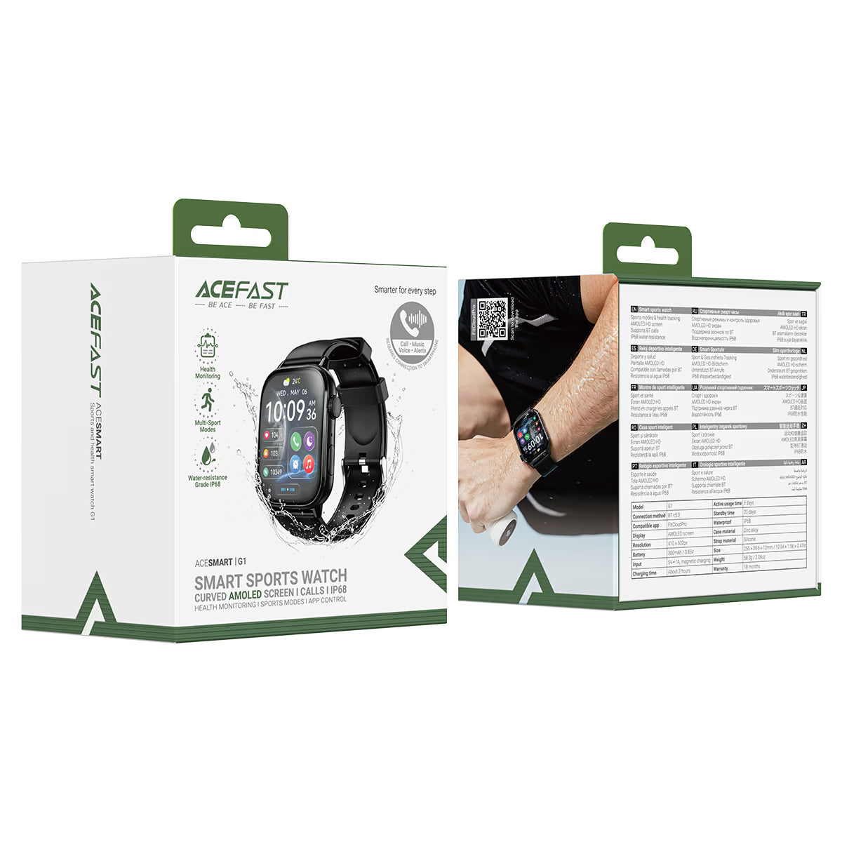 ACEFAST Sports and Health Smart Watch G1