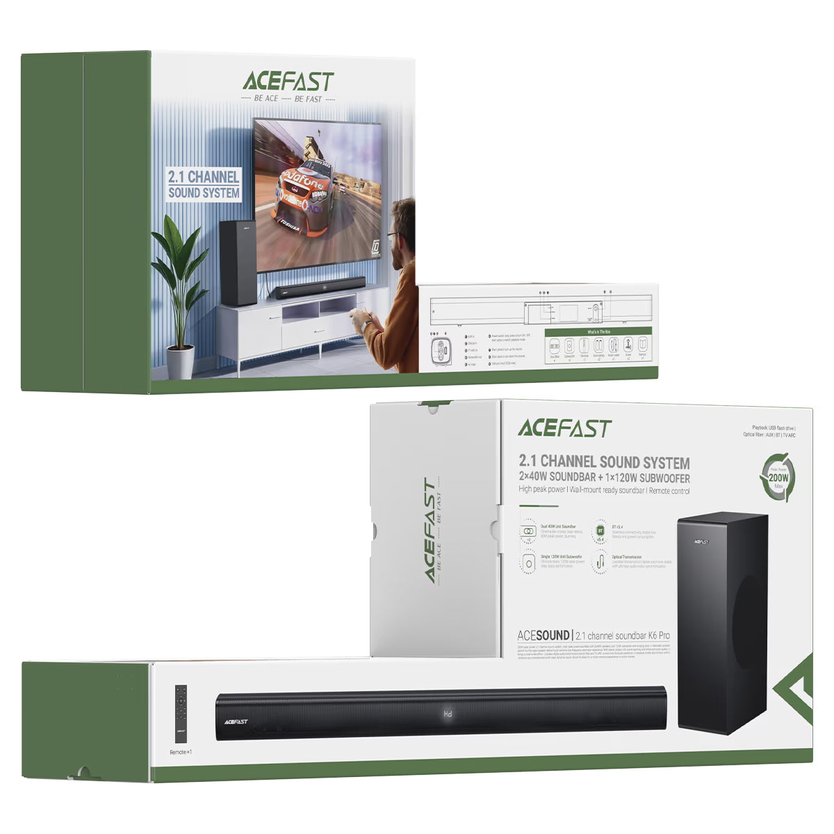 ACEFAST 2.1 Channel Sound System K6 Pro