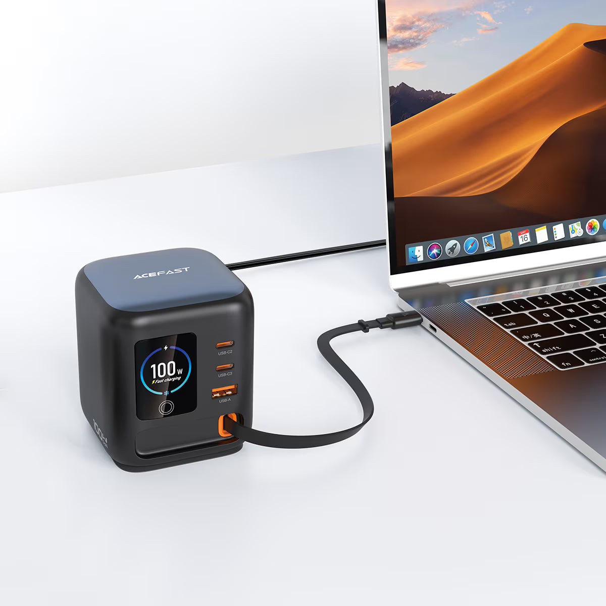 ACEFAST Desktop Power Station Z10 PD100W GaN (3xUSB-C+USB-A) UK