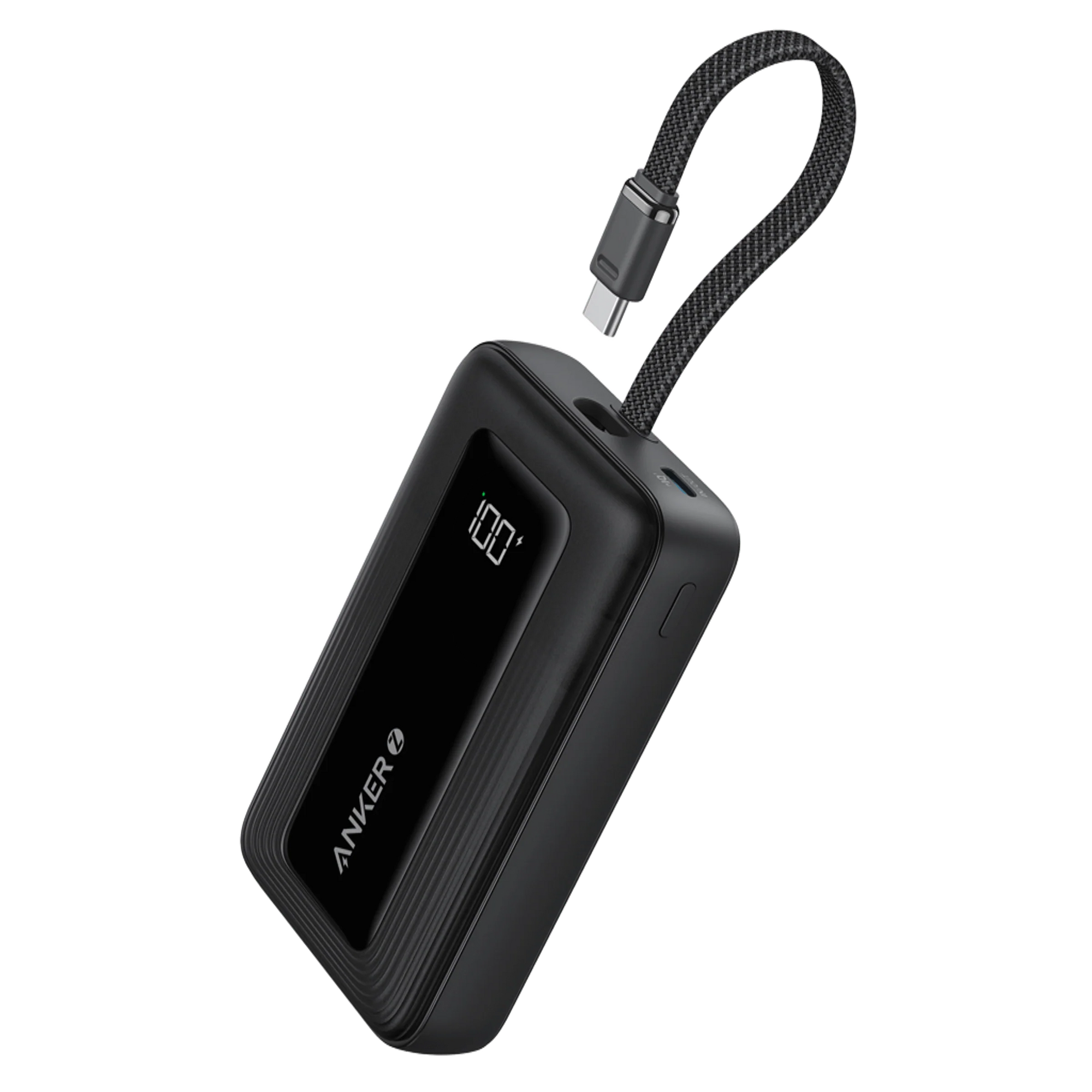 Anker Zolo Power Bank(10,000 mAh, Built-in USB-C Cable)