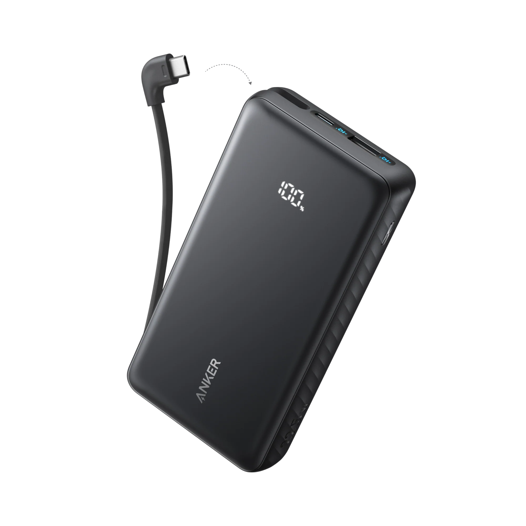 Anker Zolo Power Bank (20K, 22.5W, Built-In USB-C Cable)