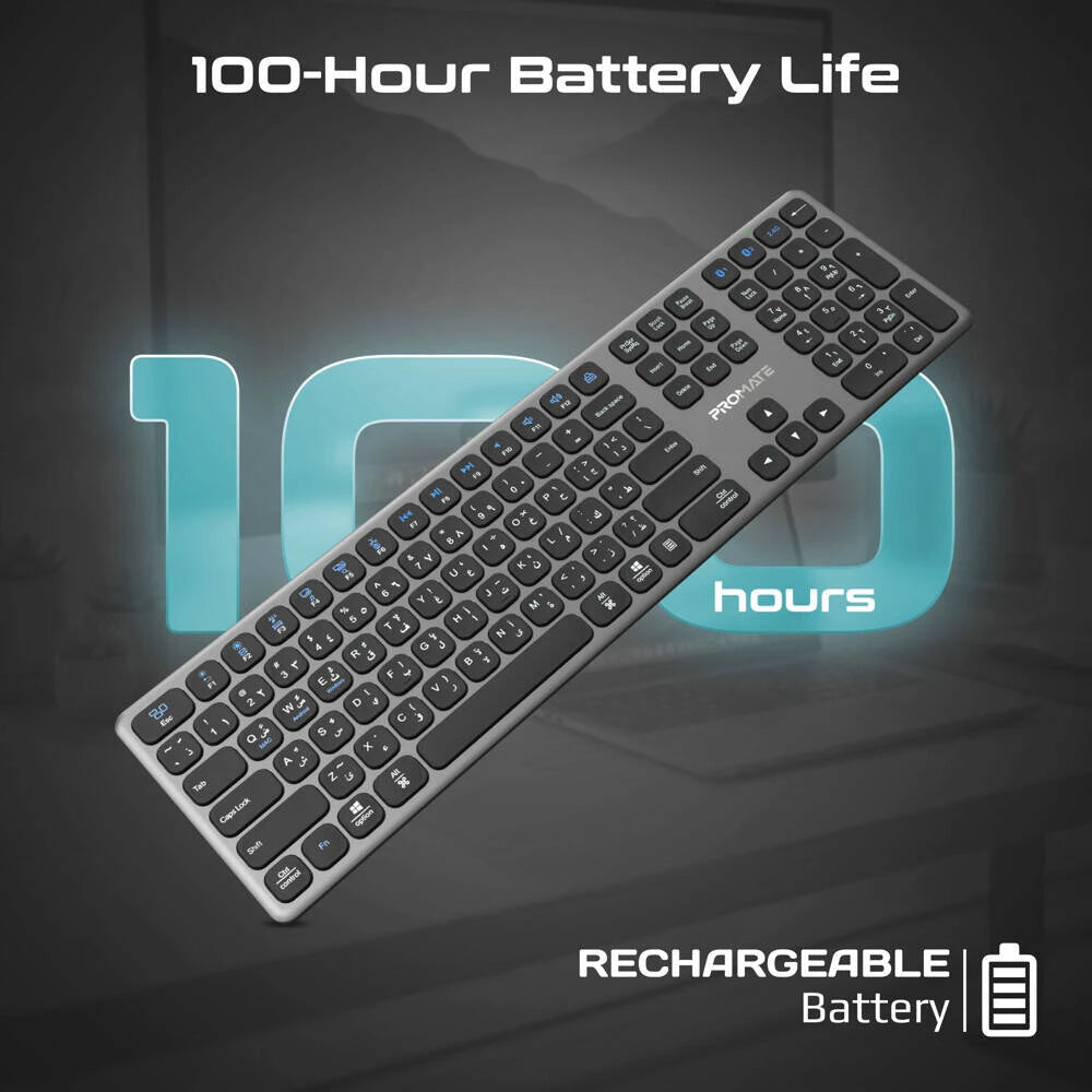 Promate ProKeys-X2 Slim Keyboard