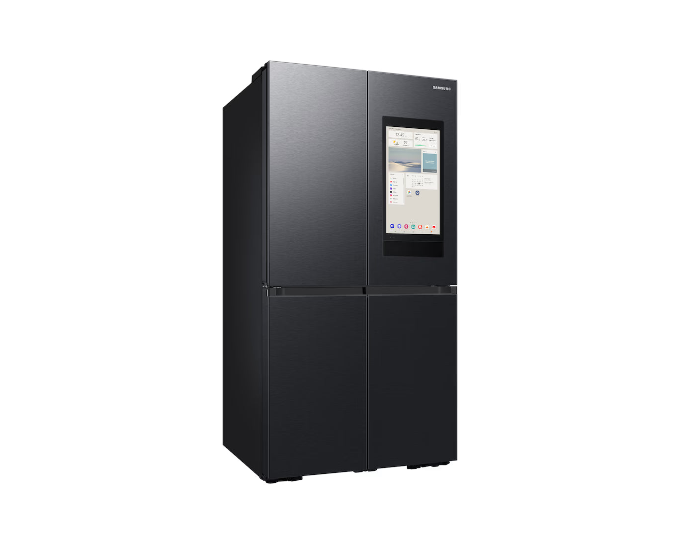 4 Door Refrigerator with 21.5% Family Hub Screen, Triple Cooling, 636 L-809L, Black WiFi