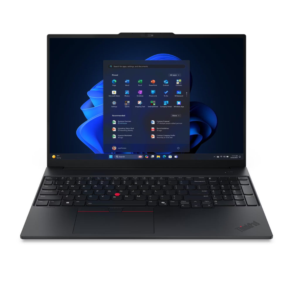Lenovo Thinkpad E16 GEN 3 - 16" - Core Ultra 7-225H - 8GB Ram DDR5 - 512GB NVME - Intel Arc 140T GPU