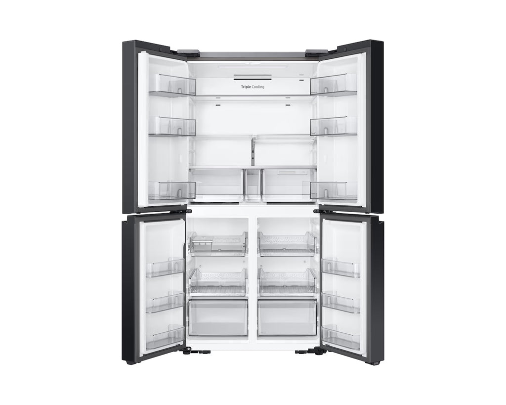 BESPOKE 4 Door Refrigerator, Triple Cooling, 602 L, Black (H: 185 W:91 D:73), WiFi
