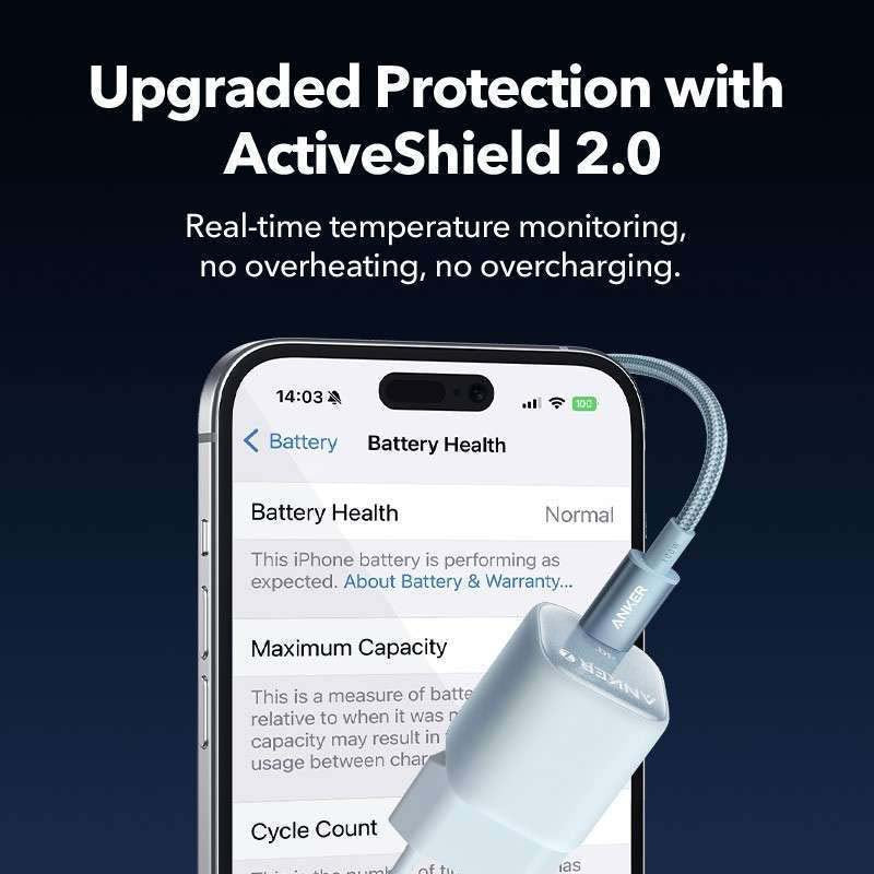 Anker Zolo Charger USB-C Output Wall Charger 20W PD