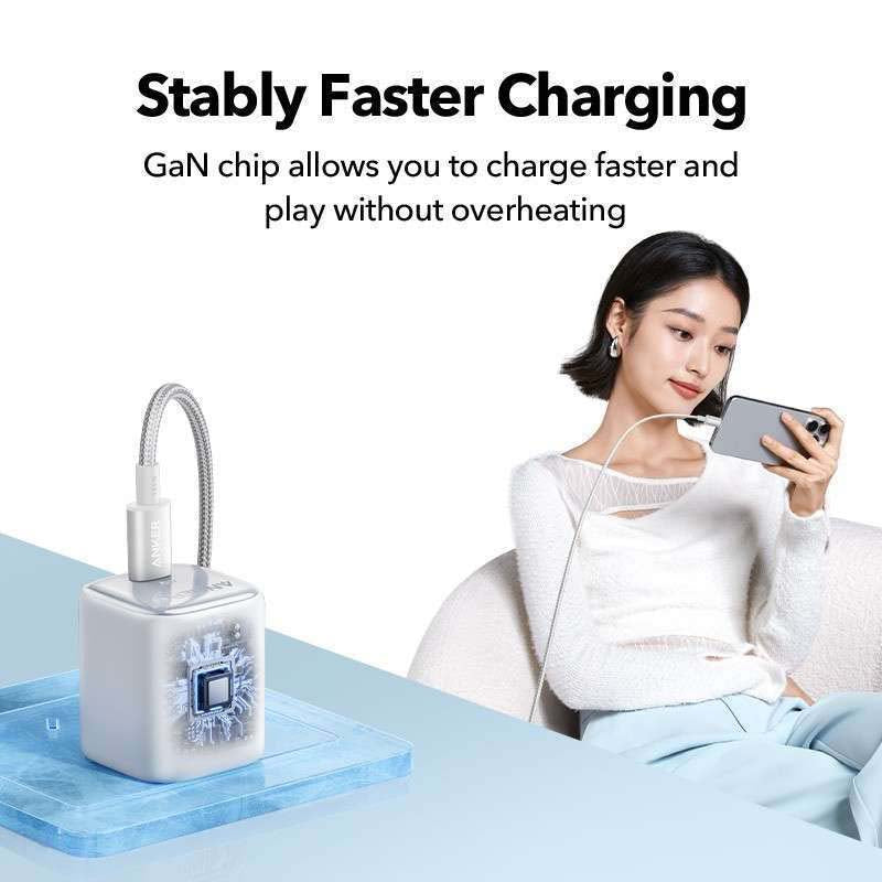 Anker Zolo Charger USB-C Output Wall Charger 20W PD