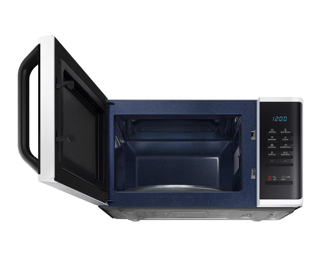 Solo Microwave Oven with Quick Defrost and LED Display, 23L, White