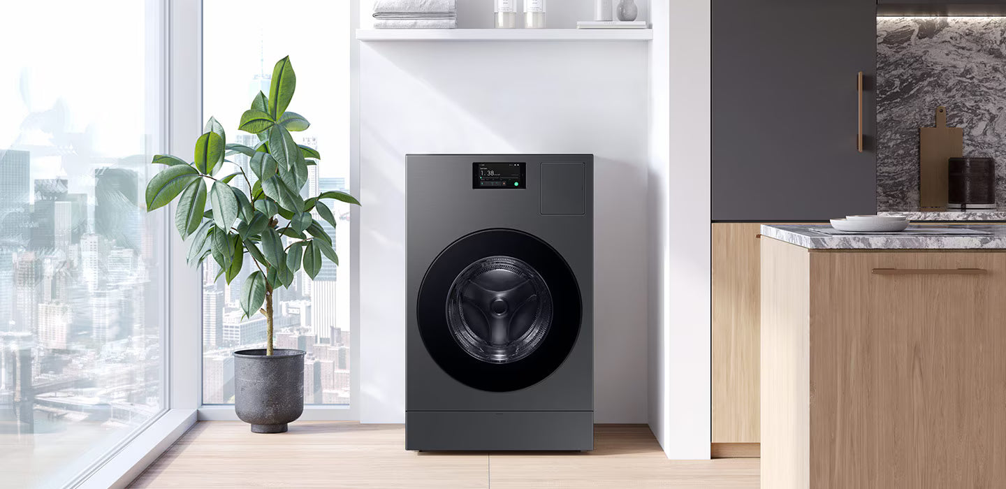 BESPOKE 26/15KG Digital inverter Front Loading W/D 1400 RPM, EcoBubble, WiFi, 14 Programs , Silver