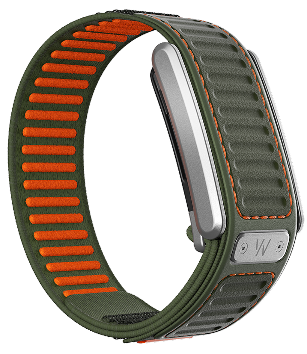 The WHOOP 5.0 Navigator Band in Evergreen