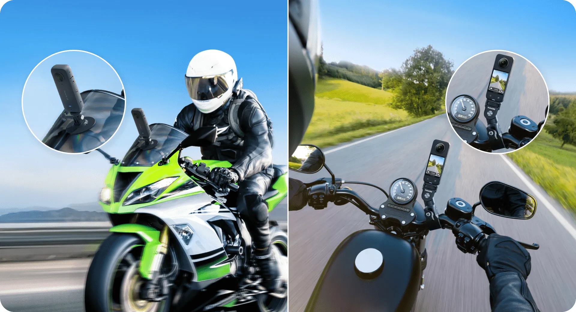 insta360 Motorcycle Mount Bundle