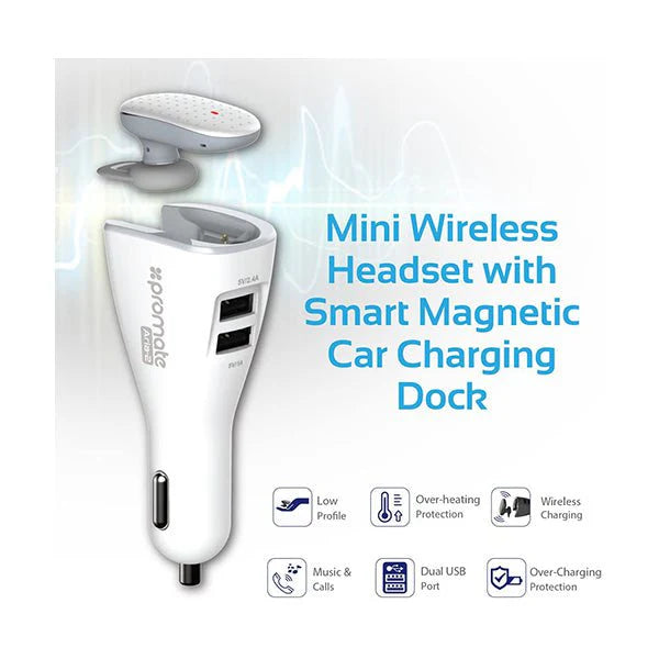 PROMATE WIRELESS HEADSET+CAR CHARGE