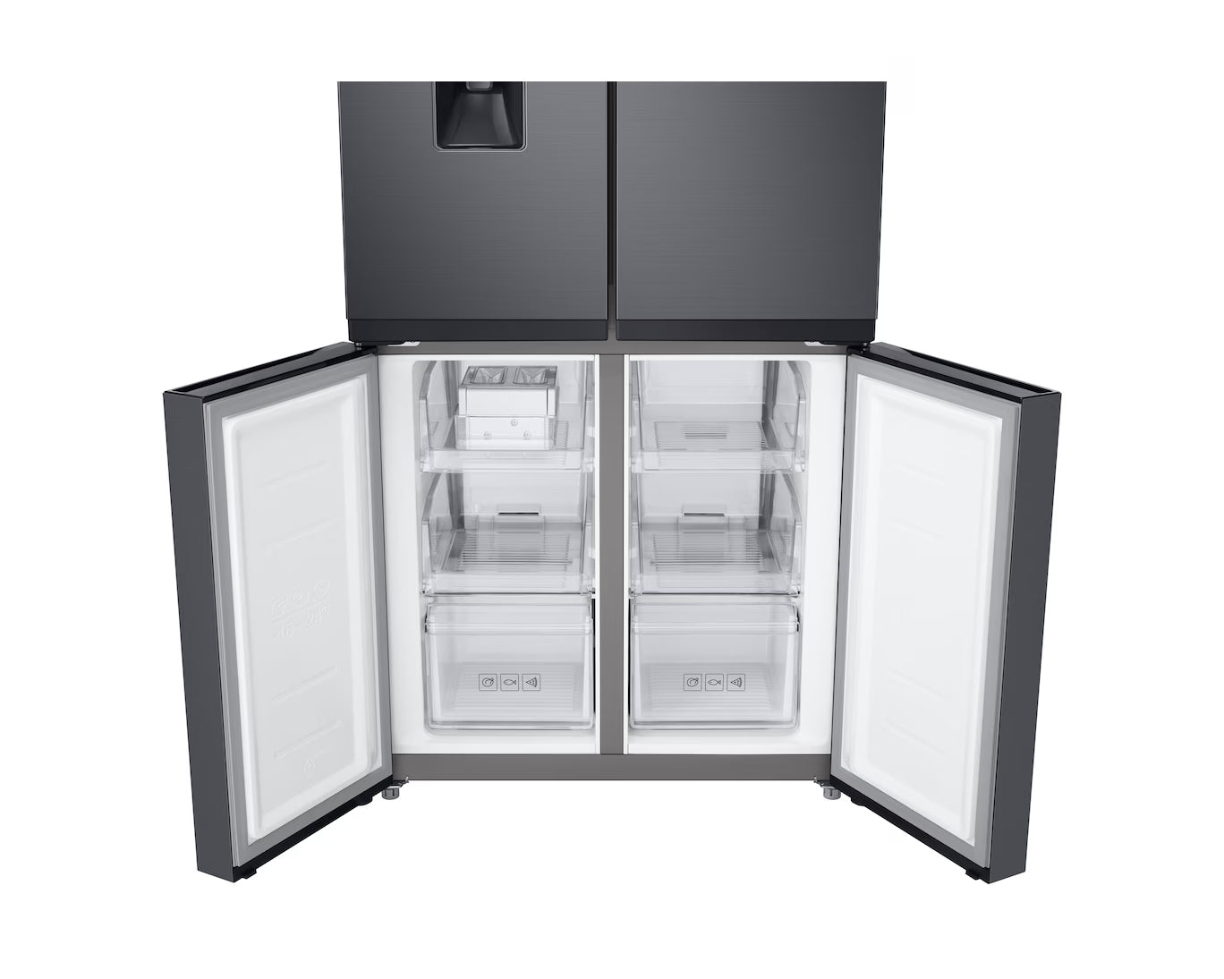 4 Door Refrigerator, Twin Cooling Plus, Wd, 511 L, Black-silver (H: 179 W:83 D:73)