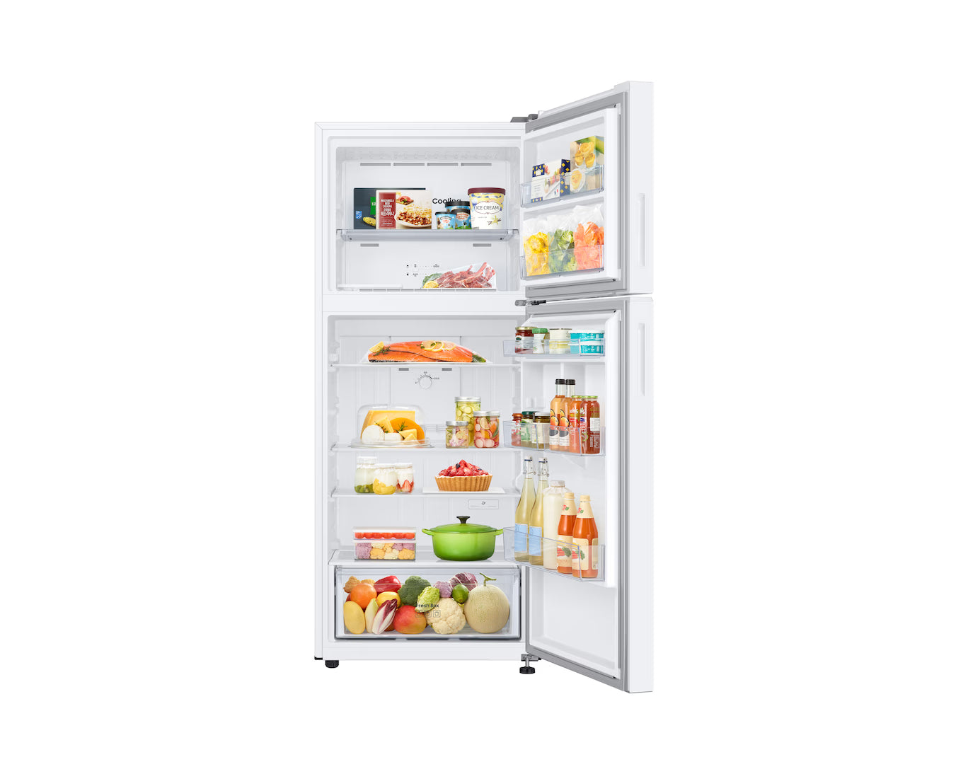 Top-Mount Refrigerator, Digital Inverter, 391L-463L,White