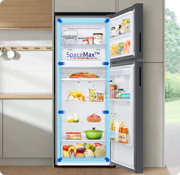 Top-Mount Refrigerator, Digital Inverter, 391L-463L, Silver