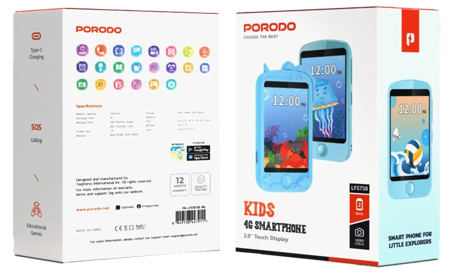 Porodo Kids 4G Smartphone