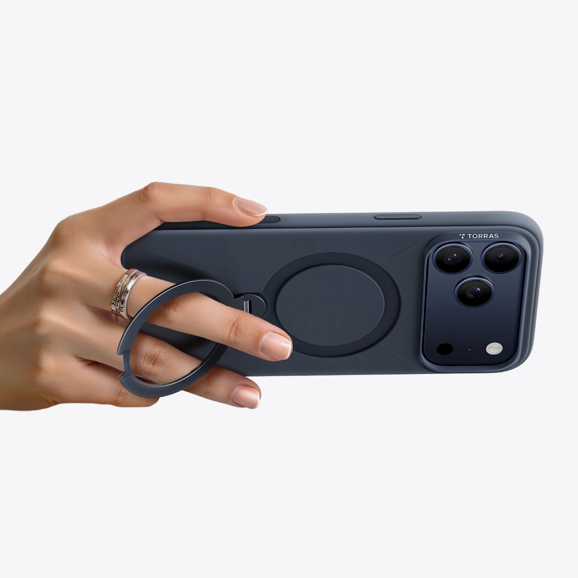 Torras Ostand Q3 Silicone For Iphone 17 PRO